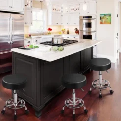 Yaheetech Adjustable Swivel Stools With Wheels For Medical/Tattoo/Dental/Facial/Massage/Spa/Drafting -Furniture GUEST a2a2326e 5216 4d9c a05b 3c7b23b156f7