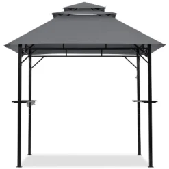 Yaheetech 8 × 5 Ft Grill Gazebo With Height-adjustable Shelves -Furniture GUEST a44a4b2e cb9d 4624 b2bf 921c797f973b