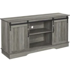 Yaheetech TV Stand Wih Storage, 58" Entertainment Center With Sliding Barn Door 18 Yaheetech TV Stand Wih Storage, 58" Entertainment Center With Sliding Barn Door -Furniture GUEST a50abe0f 72b2 4bf6 896c 0a51a98b2431