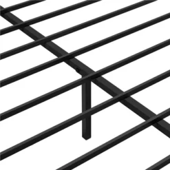 Yaheetech Rustic Metal Platform Bed With Wooden Headboard And Footboard -Furniture GUEST a52e9ccf c47b 4823 a08a ee6df492b303