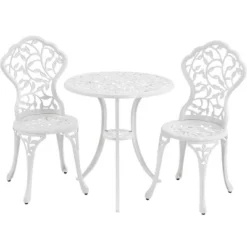 Yaheetech 3 Piece Outdoor Bistro Table Set -Furniture GUEST a6ad028c d118 4fa7 8bb0 fc1e0bb90f66