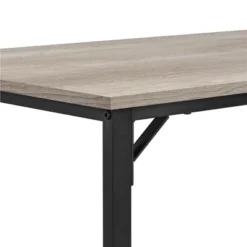 Yaheetech Industrial Counter Height Table Set With 2 Backless Stools For Kitchen -Furniture GUEST a99c2328 f275 4364 bd7e 6b2a37571bc4