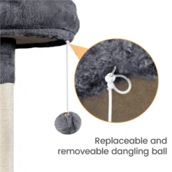 Yaheetech 70.5" H Multi Level Cat Tower Kitten Condo -Furniture GUEST aa20bdd6 b81c 40b6 8a8c be6fac21bacd