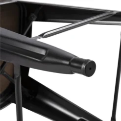 Yaheetech Pack Of 4 Classic Armless Metal Bar Stools With Footrest Backrest -Furniture GUEST aaaaa9bc 632c 4763 8cde fed642590f67