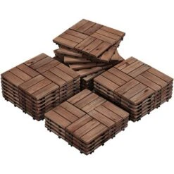 Yaheetech Pack Of 27 Waterproof Plastic Interlocking Fir Wood Flooring Tiles 14 Yaheetech Pack Of 27 Waterproof Plastic Interlocking Fir Wood Flooring Tiles -Furniture GUEST ab31671c 4b29 4efc 9ef0 deb87c3f6aaf