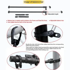 Yaheetech Folding Adjustable Bike Repair Stand, Black -Furniture GUEST ab753d5b 3930 4cf2 8896 70a3101946a7