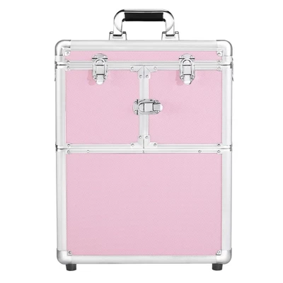 Yaheetech Professional Makeup Case Aluminum Rolling Makeup Trolley 9 Yaheetech Professional Makeup Case Aluminum Rolling Makeup Trolley - Image 9