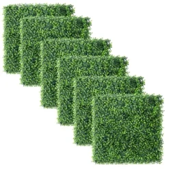 Yaheetech 6PCS Artificial Boxwood Panels Green Wall Decor Green -Furniture GUEST aeff4c50 4936 4045 b191 b45b78af5fbd