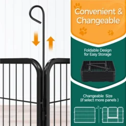 Yaheetech 24"H 16-Panel Large Dog Playpen For Outdoor Indoor 12 Yaheetech 24"H 16-Panel Large Dog Playpen For Outdoor Indoor -Furniture GUEST b047b943 2079 4a08 8055 ecbce3eb31c0