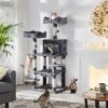 Yaheetech 59" Large Cat Tower With Plush Perch