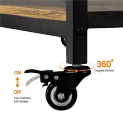 Yaheetech 3-Tier Rolling Kitchen Island Utility Kitchen Cart With Storage Drawer & Shelves -Furniture GUEST b1594fa2 19d6 41a7 9176 50920ffdd95f