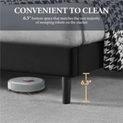 Yaheetech Upholstered Platform Bed Frame With Square Tufted Fabric Headboard 12 Yaheetech Upholstered Platform Bed Frame With Square Tufted Fabric Headboard -Furniture GUEST b1cf8dbd af62 4889 a657 6747682de0dd