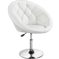 Yaheetech Height Adjustable Swivel Upholstered Round Accent Chair Barrel Chair 18 Yaheetech Height Adjustable Swivel Upholstered Round Accent Chair Barrel Chair -Furniture GUEST b3323abb a7d7 40c2 b3ec fde6607f8489