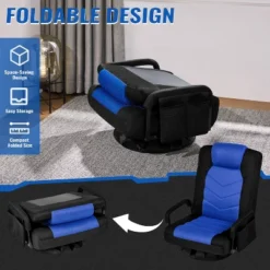 Yaheetech Adjustable Swivel Gaming Chair Reclining Sofa Chair With Armrests And Adjustable Backrest -Furniture GUEST b4ac8fed df8d 4f85 b17e 233d42ea3358