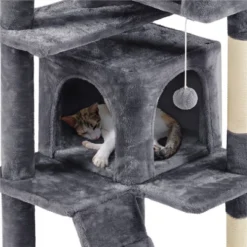 Yaheetech 70"H Cat Tree With 2 Condos For Kittens Small Cats -Furniture GUEST b4d91d54 50ec 43e4 aa79 ec3704270f54