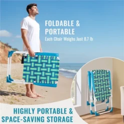 Yaheetech Set Of 2 Patio Webbed Folding Chairs For Patios, Gardens, Or Spontaneous Gatherings -Furniture GUEST b54aaf6f 55ad 4882 a1b1 c4f955c1463b