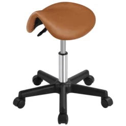 Yaheetech Rolling Saddle Stool Hydraulic Adjustable Salon Chair -Furniture GUEST b62271c8 a4fa 44d7 b851 a4d45c8e7323