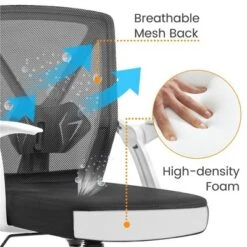 Yaheetech Mesh Office Chair Ergonomic Computer Chair -Furniture GUEST b6a91341 996d 44f6 bca0 afe7b0caf87a
