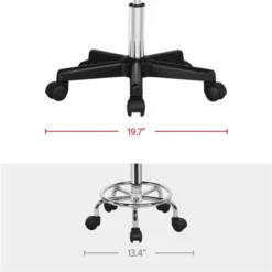 Yaheetech Rolling Saddle Stool Hydraulic Adjustable Salon Chair -Furniture GUEST b8d47414 f588 4b12 9e44 5dffc042ff52