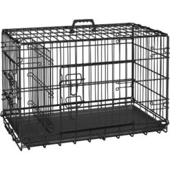 Yaheetech Metal Dog Crate For Small To Medium-Sized Dogs, Black -Furniture GUEST b931318c 424f 466e 878f 5bc41ab29ca5