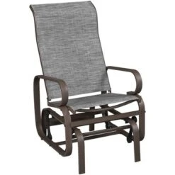 Yaheetech Outdoor Rocking Chair W/ Breathable Sling Fabric For Porch, Patio, Balcony -Furniture GUEST ba02d3ea c25b 426e a390 016817281bc2