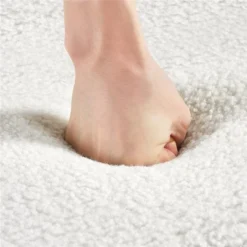 Yaheetech Boucle Accent Chair Side Chair For Living Room Bedroom Lounge, White -Furniture GUEST ba24bd23 c5b5 4f30 aa7f 0bdbb5516226