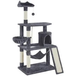 Yaheetech 63.5"H 4-Level Plush Cat Tree For Small/Medium Cats 15 Yaheetech 63.5"H 4-Level Plush Cat Tree For Small/Medium Cats -Furniture GUEST ba8bcf93 35b5 474d 97ac ef01a74451c0