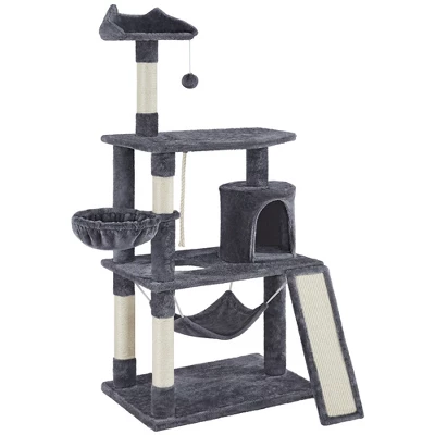 Yaheetech 63.5"H 4-Level Plush Cat Tree For Small/Medium Cats 6 Yaheetech 63.5"H 4-Level Plush Cat Tree For Small/Medium Cats - Image 6