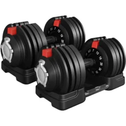 Yaheetech Quick-adjust Dumbbell Set Of 2 For Home Gym -Furniture GUEST bc19815e f93e 49e4 ba99 3186629b4010