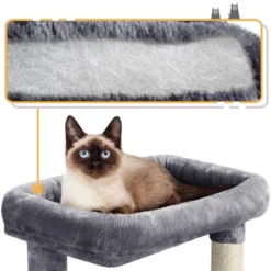 Yaheetech 3-Level Plush Cat Tower With 2 Condo For Small Cats -Furniture GUEST bcaba2b2 c055 4349 abea 975b8f21af9d