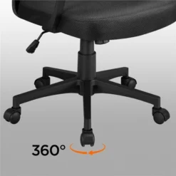 Yaheetech Office Desk Chair Computer Task Chair With Lumbar Support And Armrest -Furniture GUEST bd3ada61 d7bd 427e a235 bc3b21f9b69f