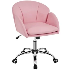Yaheetech Modern Swivel Rolling Desk Chair With Armrests For Home Office 24 Yaheetech Modern Swivel Rolling Desk Chair With Armrests For Home Office -Furniture GUEST be1595db 349a 4f13 b919 22654e7820a1