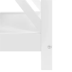 Yaheetech 3 Tier Wood End Table With Storage Shelves, X-Shape Frame SideTable For Living Room -Furniture GUEST be321d22 55a9 40da 90dd ba2292420249