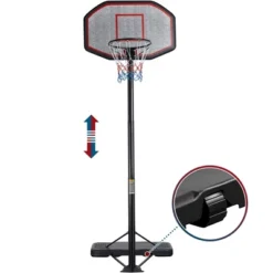Yaheetech 43-inch Portable Basketball Hoop 9-12ft Adjustable Height Basketball Hoop System For Outdoors -Furniture GUEST be55547a c1db 4ab4 b352 e46e002b8f93