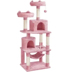 Yaheetech 62.2"H 3-Level Cat Tower With 2 Condos For Indoor Cats 23 Yaheetech 62.2"H 3-Level Cat Tower With 2 Condos For Indoor Cats -Furniture GUEST be5771f3 88cc 49ae 8d3f 5689f12b2c69
