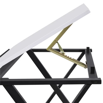 Yaheetech Minimalist Drafting Table For Artists Basic Drawing Deck White 8 Yaheetech Minimalist Drafting Table For Artists Basic Drawing Deck White - Image 8