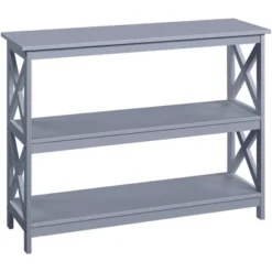 Yaheetech 3-Tier Wooden Console Table X Design Entryway Table 16 Yaheetech 3-Tier Wooden Console Table X Design Entryway Table -Furniture GUEST c05382f6 2a2a 4805 93d7 a7d9fd3a41ed