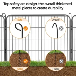 Yaheetech 6-Panel Heavy Duty Dog Playpen Fence For Outdoor Indoor -Furniture GUEST c16370dd 1561 4d0c 8ef9 f847c12f901a