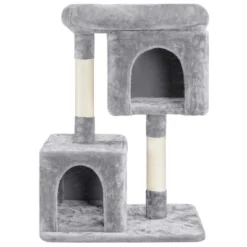 Yaheetech 33.5" Cat Condo With Plush Perch For Small Cats -Furniture GUEST c2e6ce3b df0b 440f 9c25 85d9b920549f