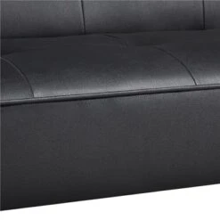 Yaheetech Faux Leather Adjustable Convertible Sofa Bed Couch Futon For Living Room -Furniture GUEST c38cb44d 0a3b 4f39 85fd 1df8f799861b