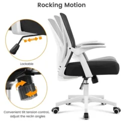 Yaheetech Mesh Office Chair Ergonomic Computer Chair -Furniture GUEST c6af575d 0c6b 4d8d aca9 4ae86fc08a3a