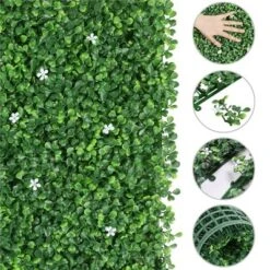 Yaheetech 20" X 20" Artificial Boxwood Hedge Panel Green -Furniture GUEST c6d74561 8b18 47d6 b788 8737249b79e4