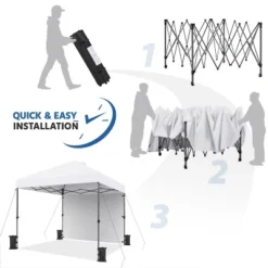 Yaheetech 10×10 FT Pop-up Canopy Tent Party Tent -Furniture GUEST c732e84c 0823 49d7 a491 a9e11c2f49ea