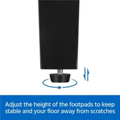 Yaheetech Faux Leather Accent Arm Chair Barrel Chair With Ottoman For Living Room -Furniture GUEST c7f66a09 b3f2 47e2 916d 1e580421f91f