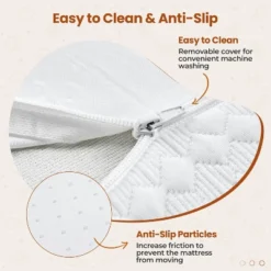 Yaheetech 8" Gel Memory Foam Mattress With Green Tea Scent, Cooling Tech, 3 Foam Layers 11 Yaheetech 8" Gel Memory Foam Mattress With Green Tea Scent, Cooling Tech, 3 Foam Layers -Furniture GUEST c87cf1ab a30a 4c80 a58a 890919c3e296