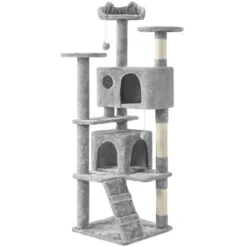 Yaheetech 61.5"H Cat Tree With 2 Condos For Kittens Small Cats 22 Yaheetech 61.5"H Cat Tree With 2 Condos For Kittens Small Cats -Furniture GUEST cb3c5c3a 81d1 4e1b b8af e7d9da91453d