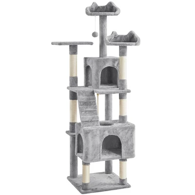 Yaheetech 72inch Multi Level Cat Tree Cat Tower 11 Yaheetech 72inch Multi Level Cat Tree Cat Tower - Image 11