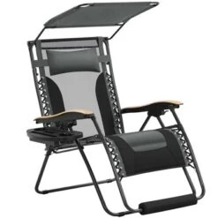 Yaheetech 29in Outdoor Padded-seat Zero Gravity Chair -Furniture GUEST cc02c9de ce39 424a bc8f 4b359778a398