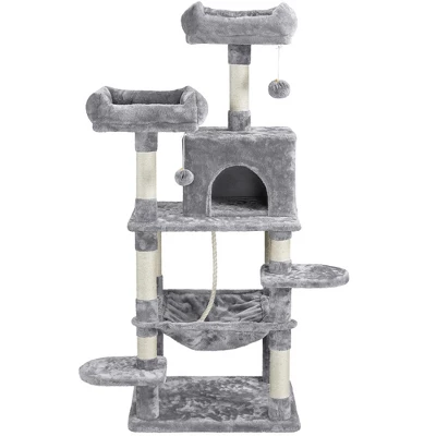 Yaheetech 59" Large Cat Tower With Plush Perch 9 Yaheetech 59" Large Cat Tower With Plush Perch - Image 9