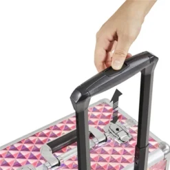 Yaheetech Rolling Makeup Train Case Aluminum Cosmetic Case -Furniture GUEST ce2e8112 5b19 464e 9845 71d82d9849d9